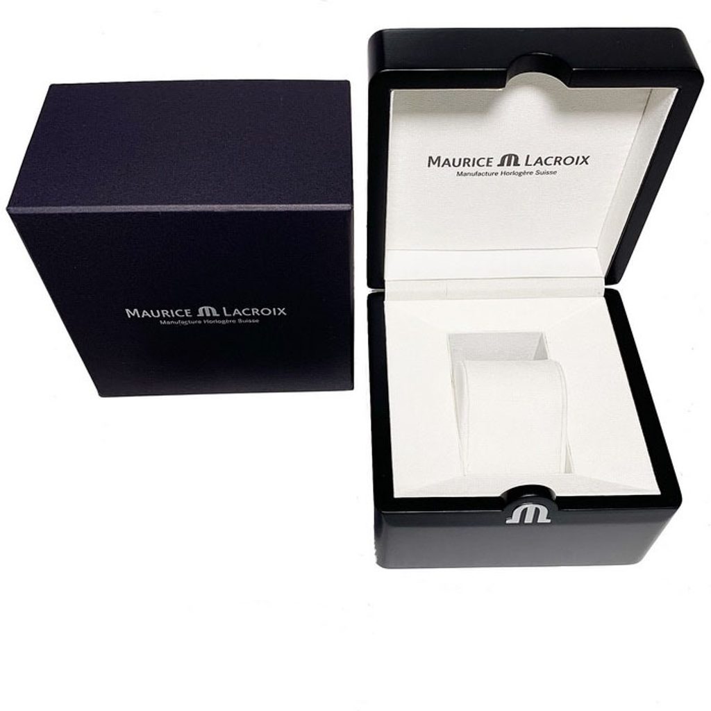 Maurice Lacroix Aikon Automatic Blue Dial Silver Steel Strap Watch for Women - AI1807-SS002-430-1