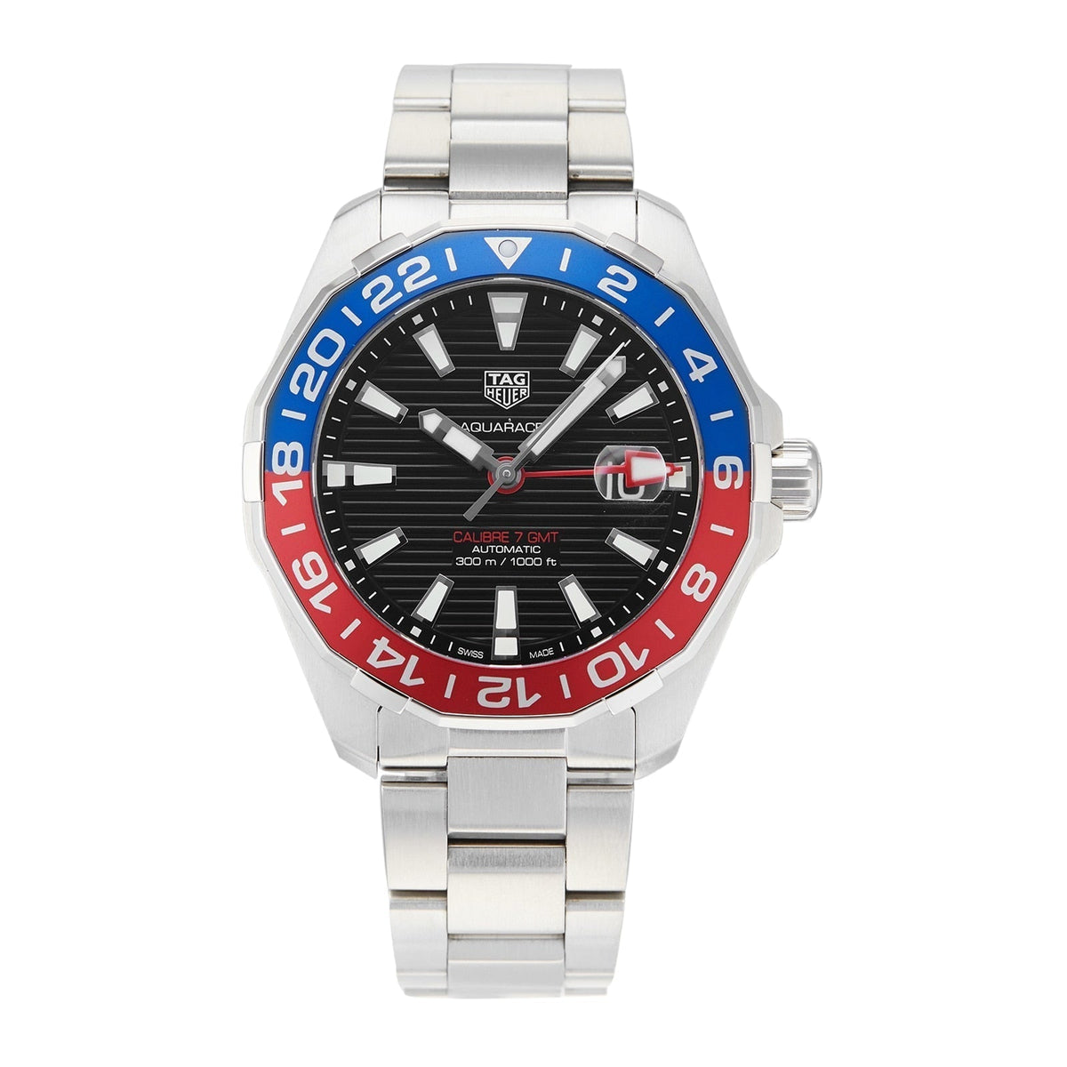 Shop Authentic Tag Heuer Aquaracer Pepsi Black Dial Watch for Men - WAY201F.BA0927 - Luxxuri