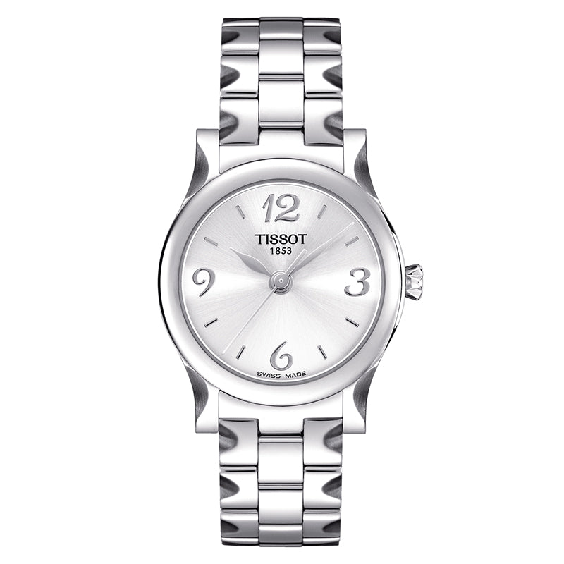 Shop Authentic Tissot Stylis-T Classic Silver Dial Watch For Women - T028.210.11.037.00 - Luxxuri