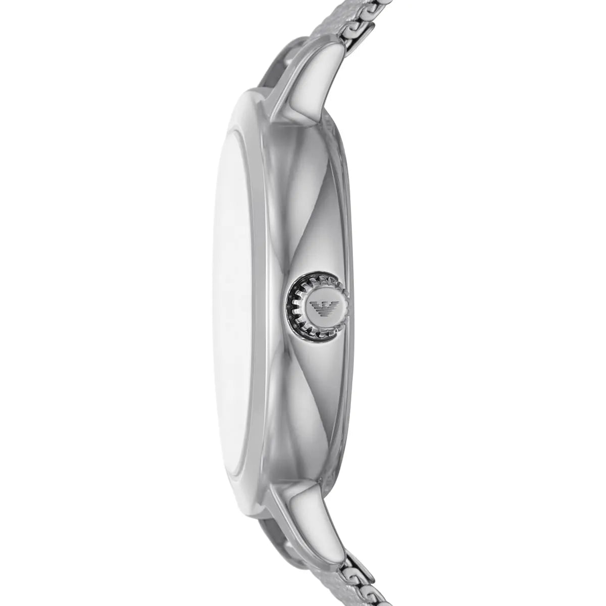 Emporio Armani Cleo Silver Dial Silver Mesh Strap Watch for Women - AR11584