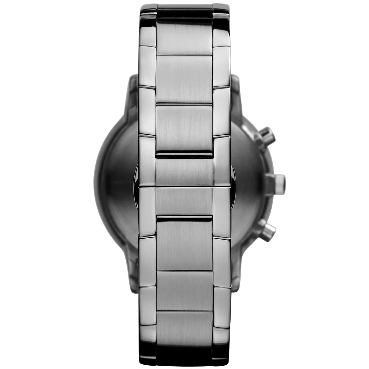 Emporio Armani Renato Chronograph White Dial Silver Steel Strap Watch for Women - AR2459