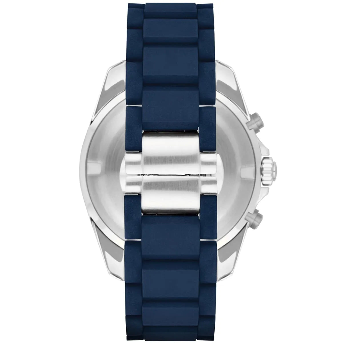 Emporio Armani Sigma Chronograph Blue Dial Blue Silicone Strap Watch for Men - AR6068