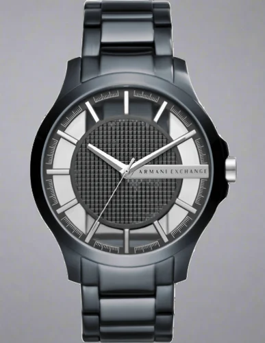 Shop Authentic Armani Exchange Hampton Chronograph Black Dial Black Steel Strap Watch For Men - AX2189 - Luxxuri