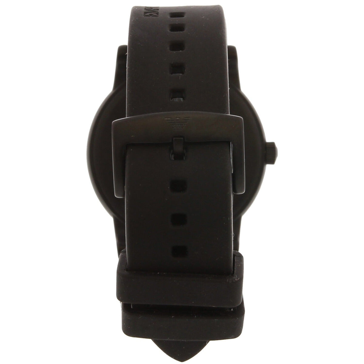 Emporio Armani Luigi Gray Dial Black Silicon Strap Watch for Men - AR11176