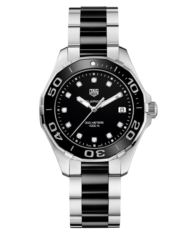 Shop Authentic Tag Heuer Aquaracer Black Dial Watch for Women - WAY131C.BA0913 - Luxxuri
