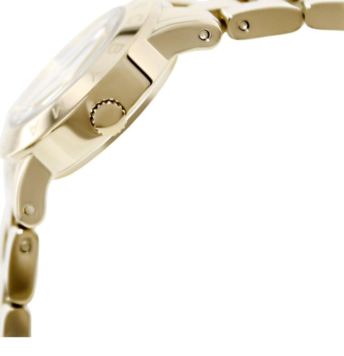 Marc Jacobs Amy Dexter Gold Dial Gold Steel Strap Watch for Women - MBM3218
