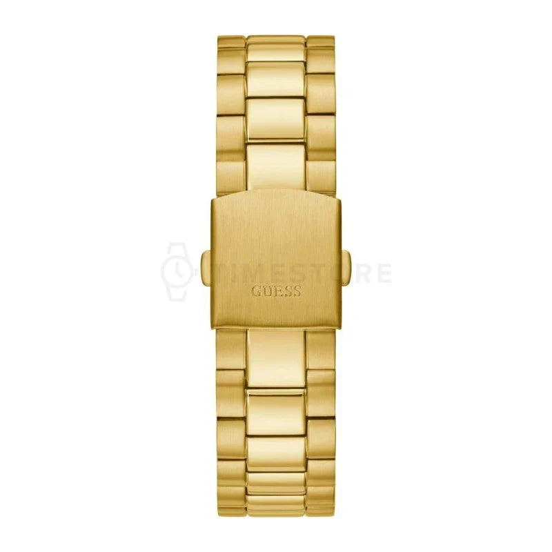 Guess Connoisseur Analog Gold Dial Gold Steel Strap Watch For Men - GW0542G2