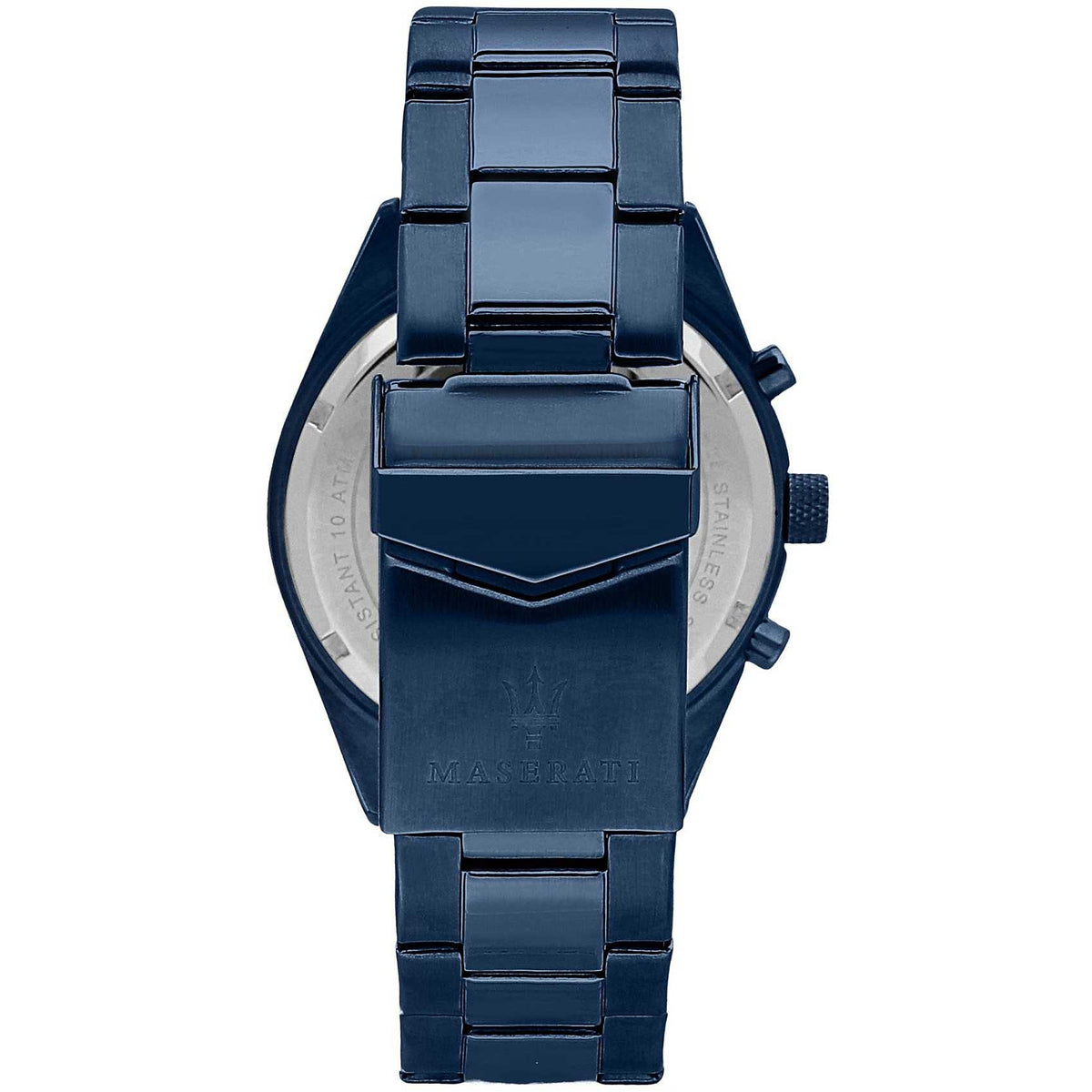 Maserati Blue Edition Collection Blue Dial Blue Steel Strap Watch For Men - R8853100025