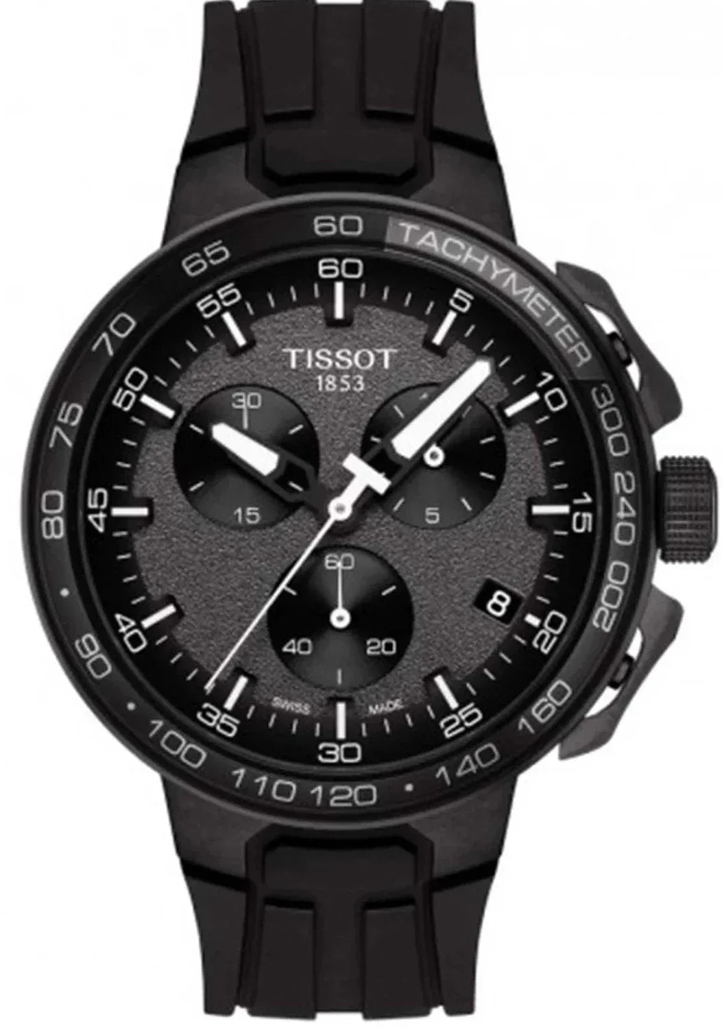  Shop Authentic Tissot T Race Cycling Chronograph Black Dial Black Rubber Strap Watch For Men - T111.417.37.441.03 - Luxxuri
