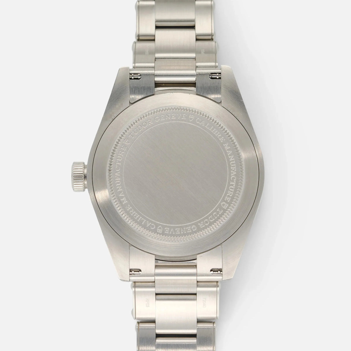 Tudor Black Bay Black Dial Silver Steel Strap Watch for Men - 79030N-0001