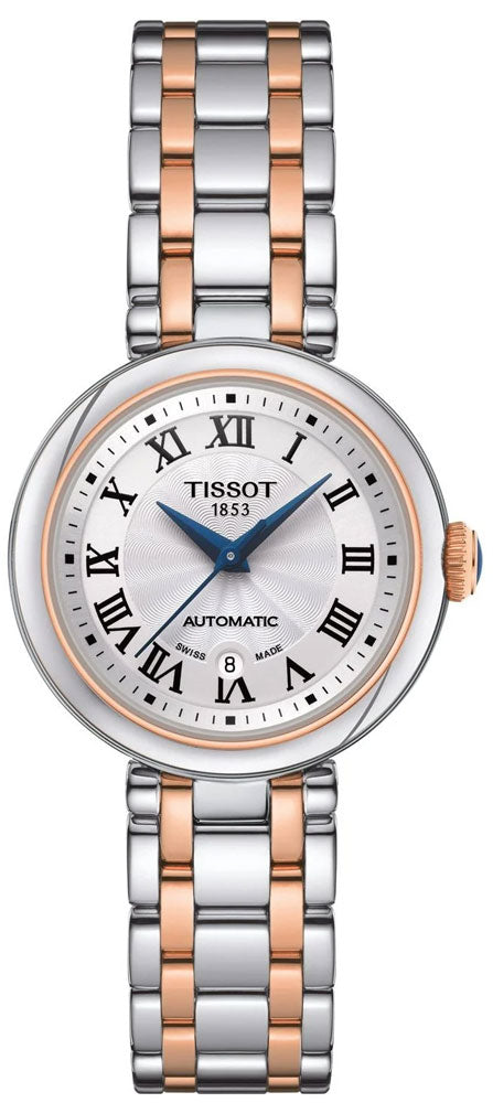  Shop Authentic Tissot Bellissima Automatic Silver Dial Two Tone Steel Strap Watch For Women - T126.207.22.013.00 - Luxxuri