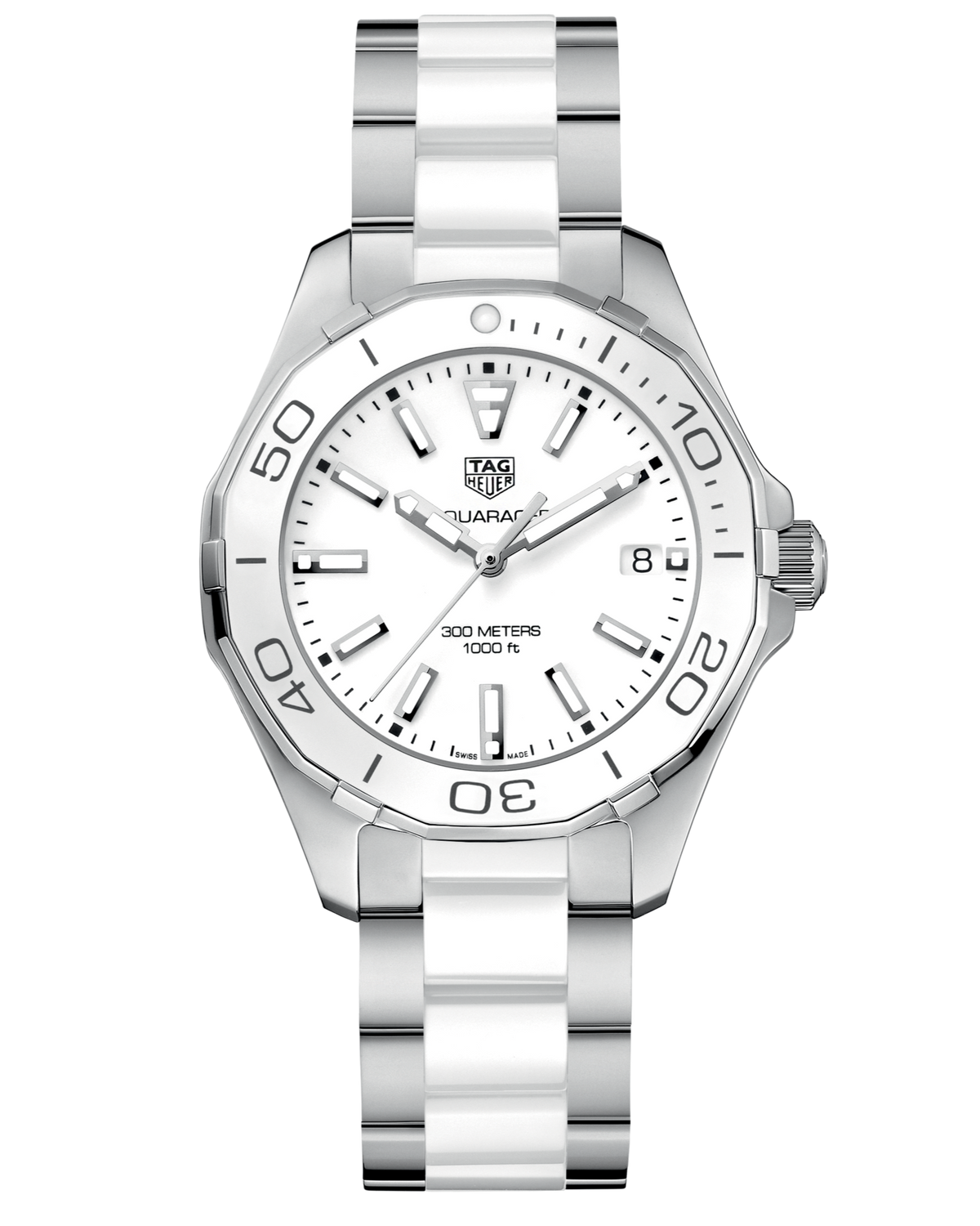 Tag Heuer Aquaracer White Dial Watch for Women - WAY131B.BA0914