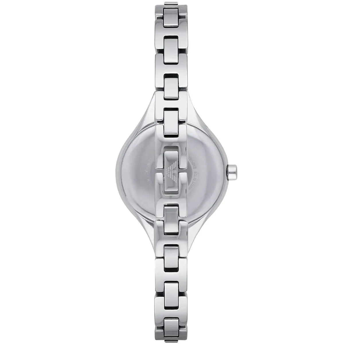 Emporio Armani Chiara Mother of Pearl Dial Silver Steel Strap Watch for Women - AR7425