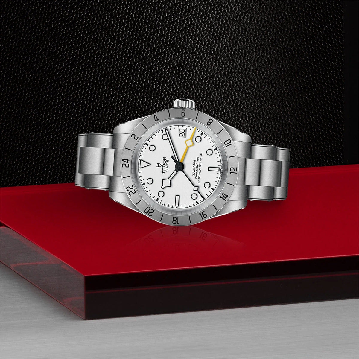 Tudor Black Bay Pro Silver Dial Silver Steel Strap Watch for Men - M79470-0004