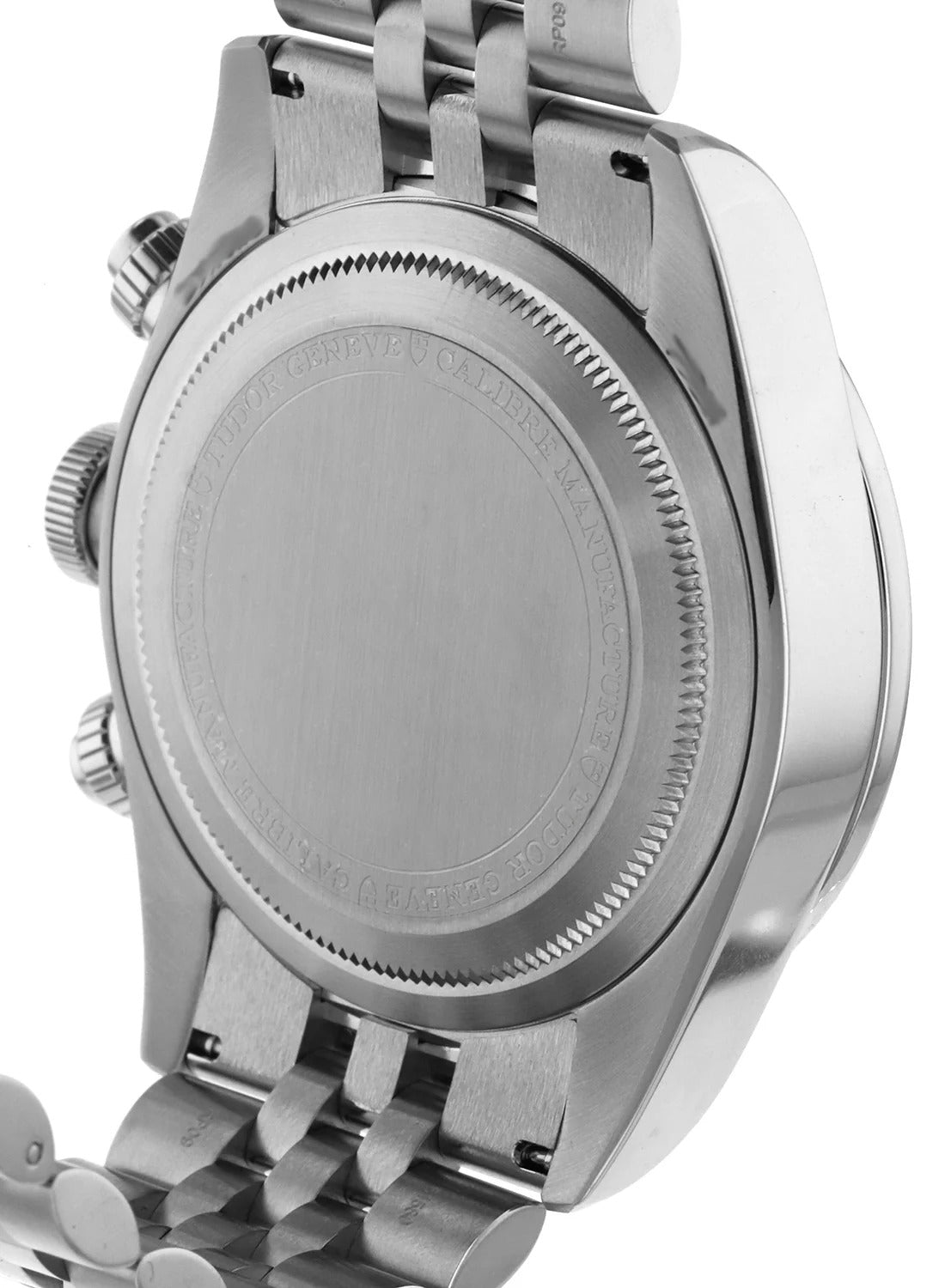 Tudor Black Bay Chrono Black Dial Silver Steel Strap Watch for Men - M79360N-0013
