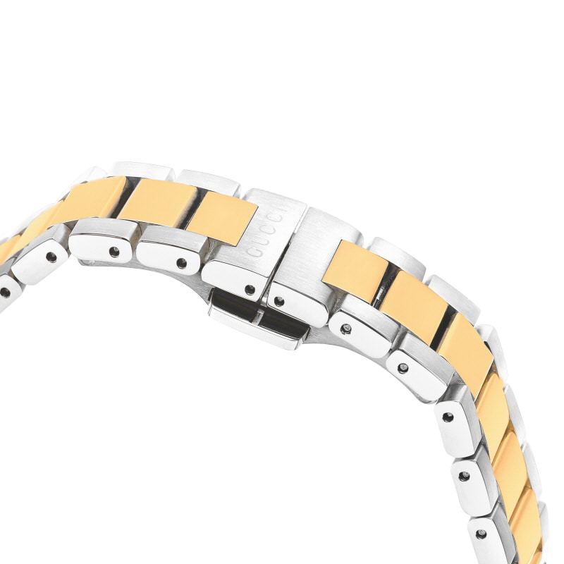 Gucci G Timeless Quartz Mother of Pearl Dial Two Tone Steel Strap Watch For Women - YA1265012