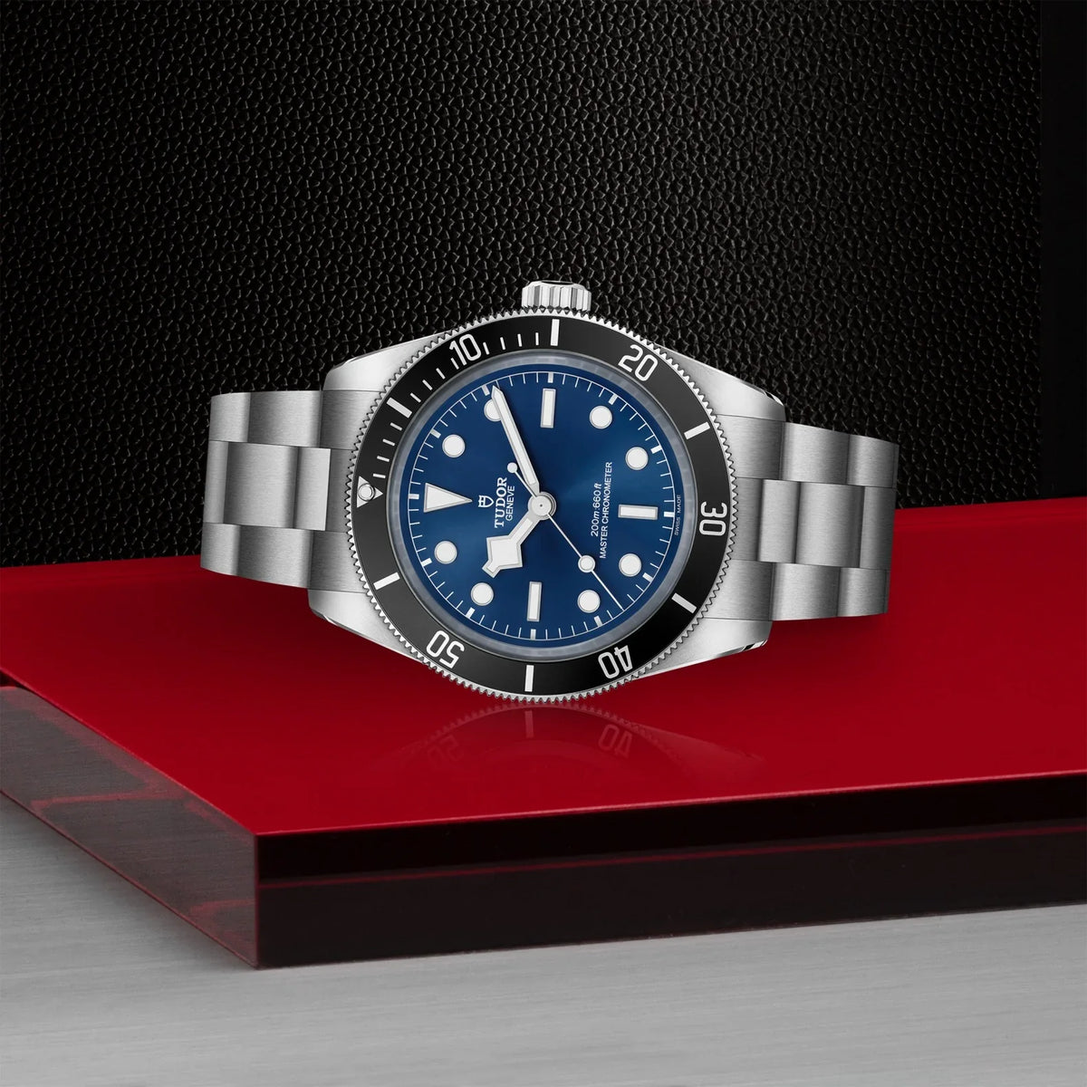 Tudor Black Bay 54 Blue Dial Silver Steel Strap Watch for Men - M7943A1A0NU-0001