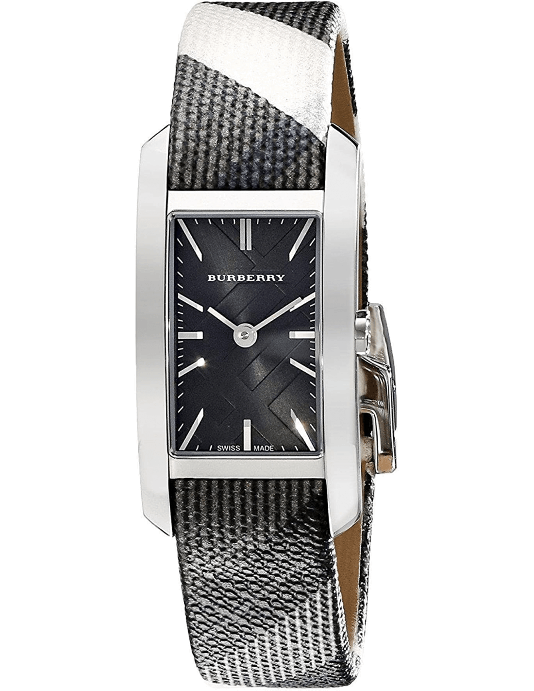  Shop Authentic Burberry The Pioneer Black Dial Leather Strap Watch for Women - BU9505 - Luxxuri