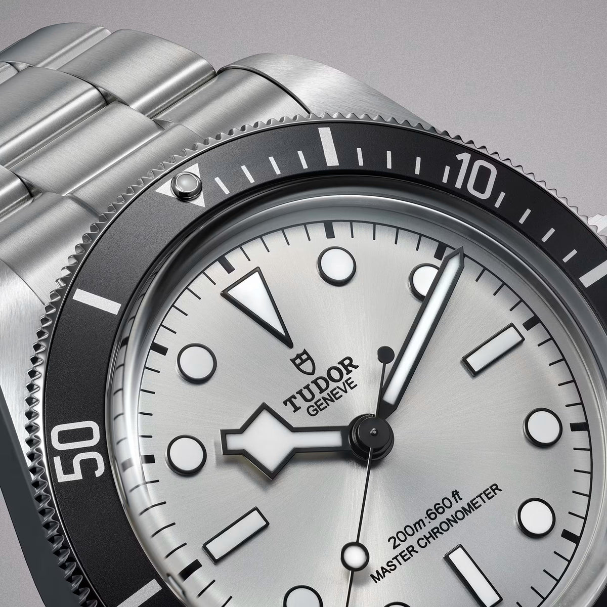 Tudor Black Bay 54 Silver Dial Silver Steel Strap Watch for Men - M7943A1A0NU-0002